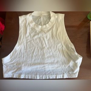 LULULEMON white cropped top!